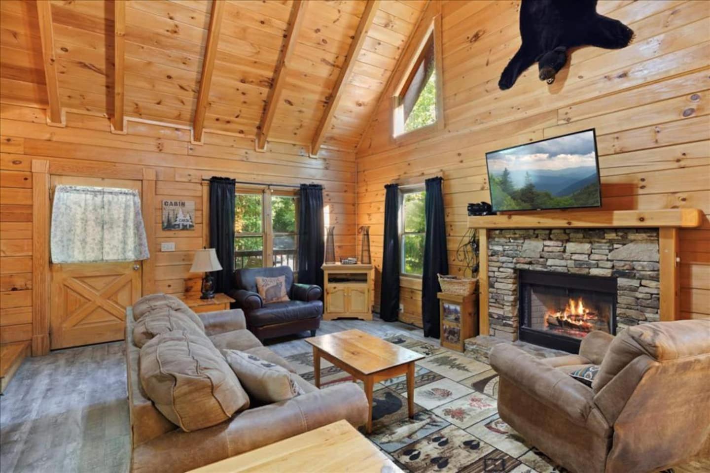 5Br Smoky Cabin Hot Tub, Games, 1 Mi To Parkway Pigeon Forge Bagian luar foto